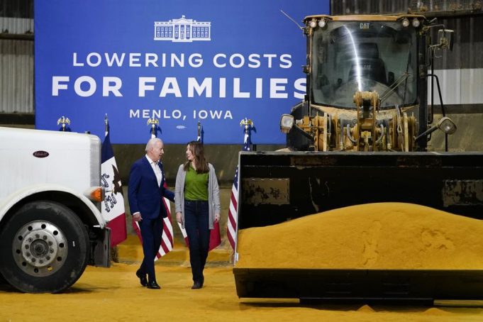 Biden waiving the ethanol rule in a bid to lower gasoline prices